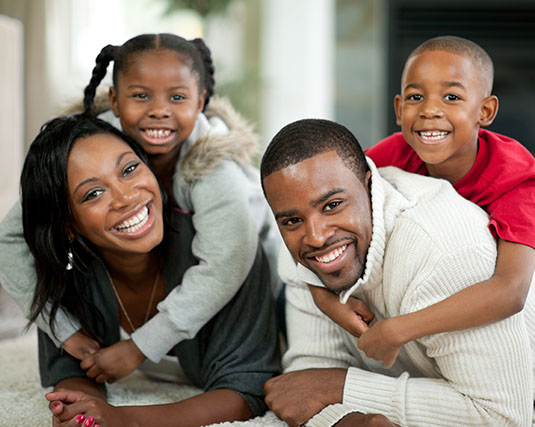 African-American family